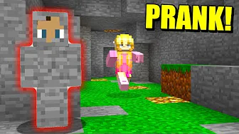 Jeg PRANKER Min Kæreste Som USYNLIG I Minecraft!