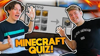 ULTIMATIV MINECRAFT QUIZ MED JONAS DROGER!!