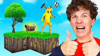 Kan Jeg Overleve på en Skyblock i Fortnite!?