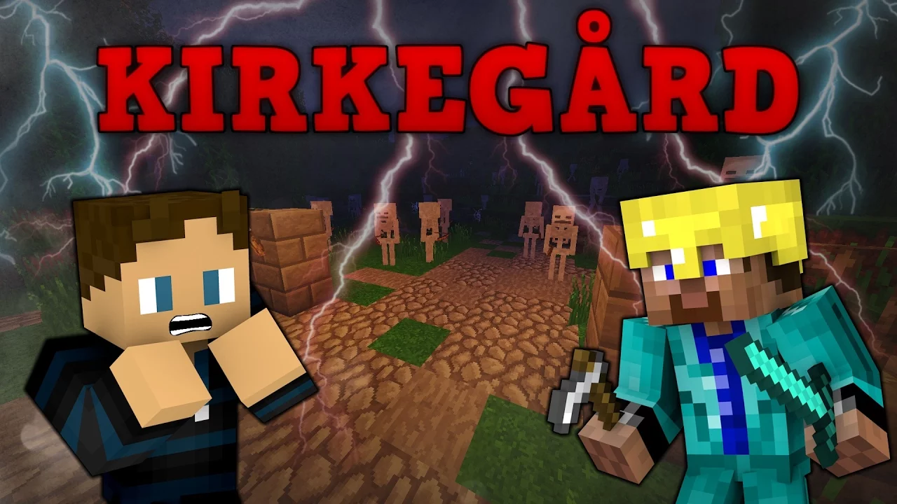 PÅ KIRGEGÅRDEN! - Herobrine's Mansion #1