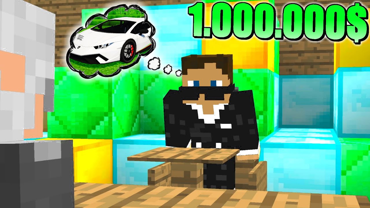 JEG TAGER I SKOLE SOM MILLIONÆR I MINECRAFT!!