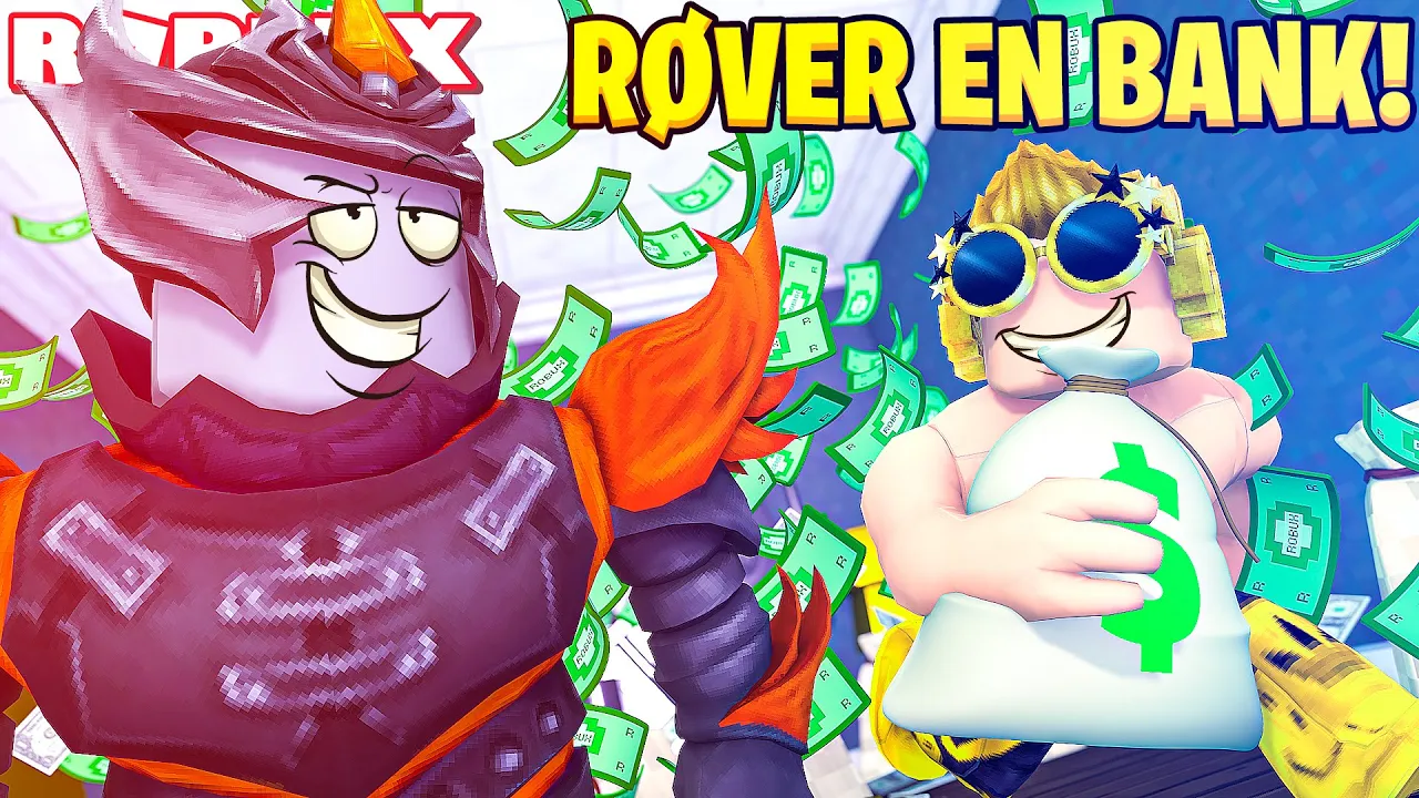 JEG RØVER EN BANK I ROBLOX MED MCKIDPRO!!