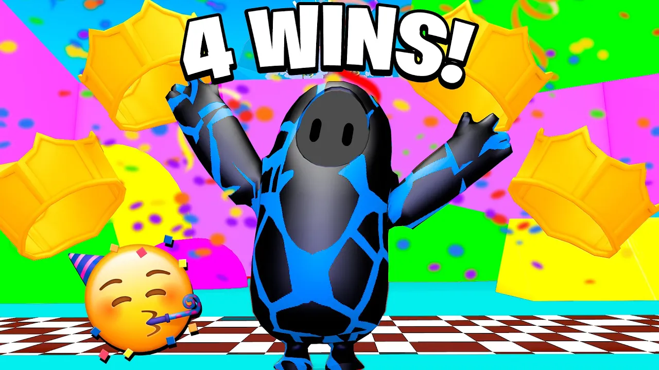 VI FÅR 4 WINS I 1 VIDEO!! - Dansk Fall Guys