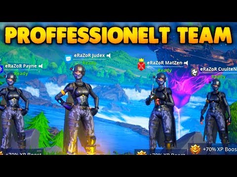 JEG ER JOINET ET PROFFESSIONELT FORTNITE TEAM!!