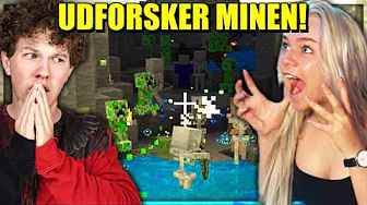 VI UDFORSKER DE NYE MINER I 1.17!! - Minecraft Hardcore m. Natasja #2