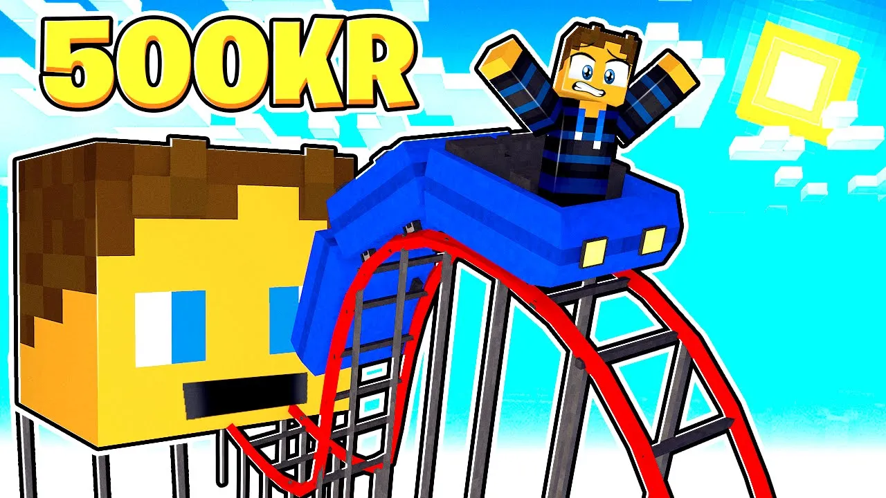 Jeg Betalte 500 KR For En Judex Roller Coaster I Minecraft!