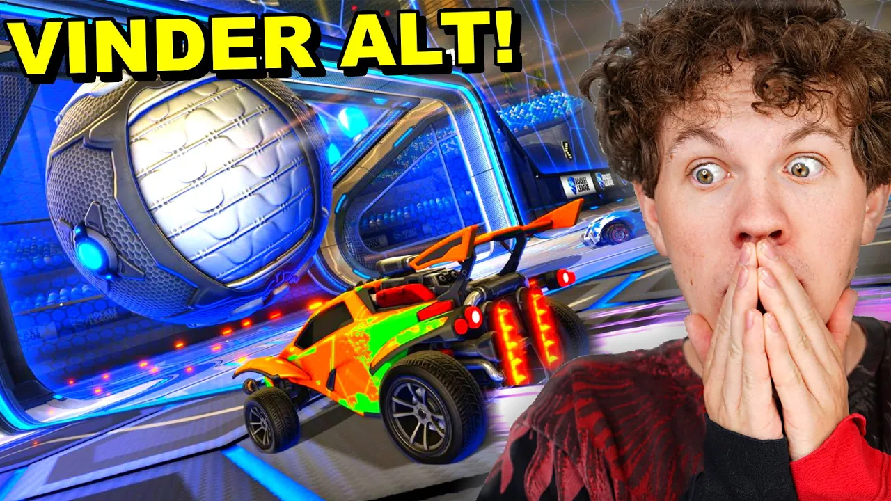 Jeg VINDER ALLE GAMES I Rocket League!