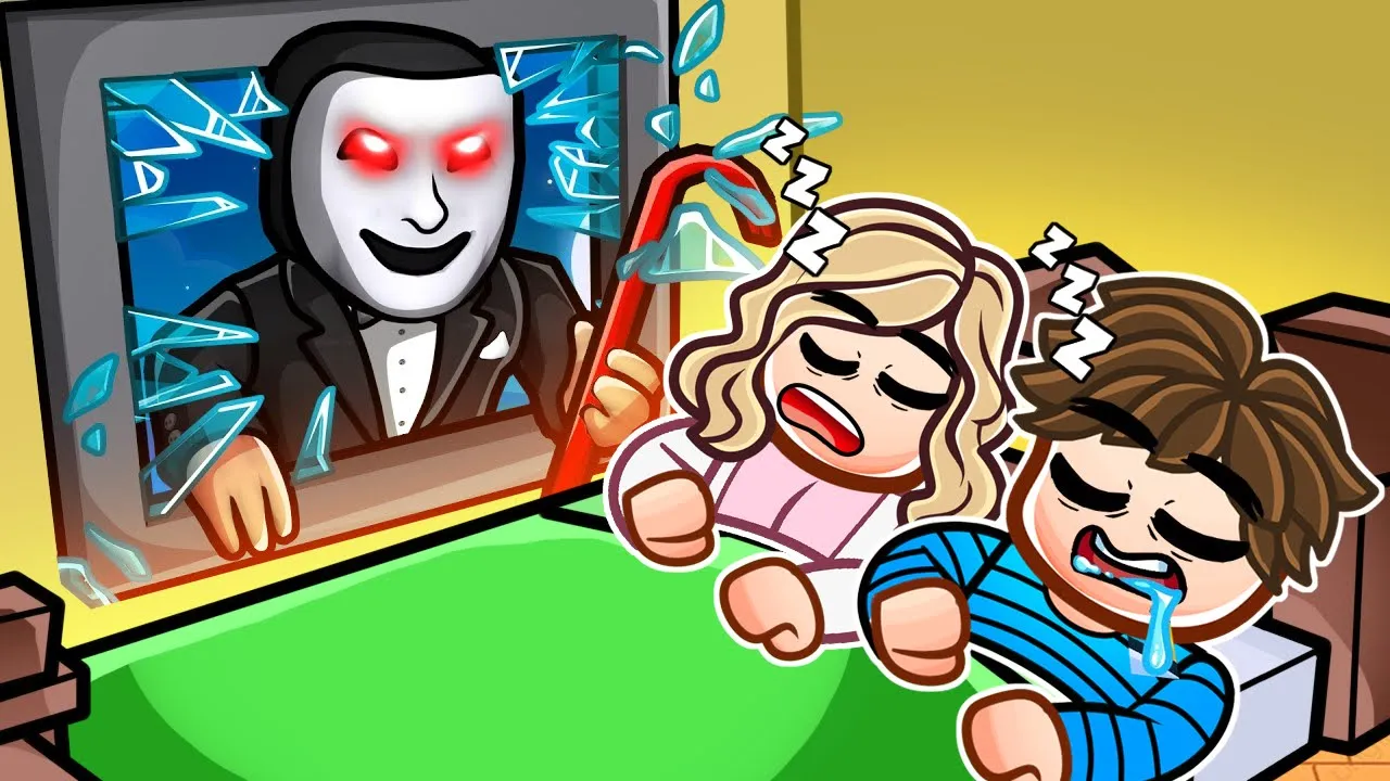 Vi Har Indbrud om Natten i Roblox Break In Story!