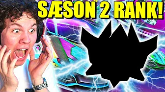 JEG FIK MIN RANK I SÆSON 2!! - Dansk Rocket League