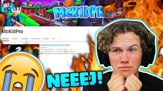 MCKIDPRO FÆRDIG PÅ YOUTUBE!! *GRÆDER* (#BareForSjovIkHate)