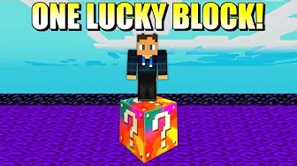 JEG TAGER TIL NETHER I LUCKY ONEBLOCK!!