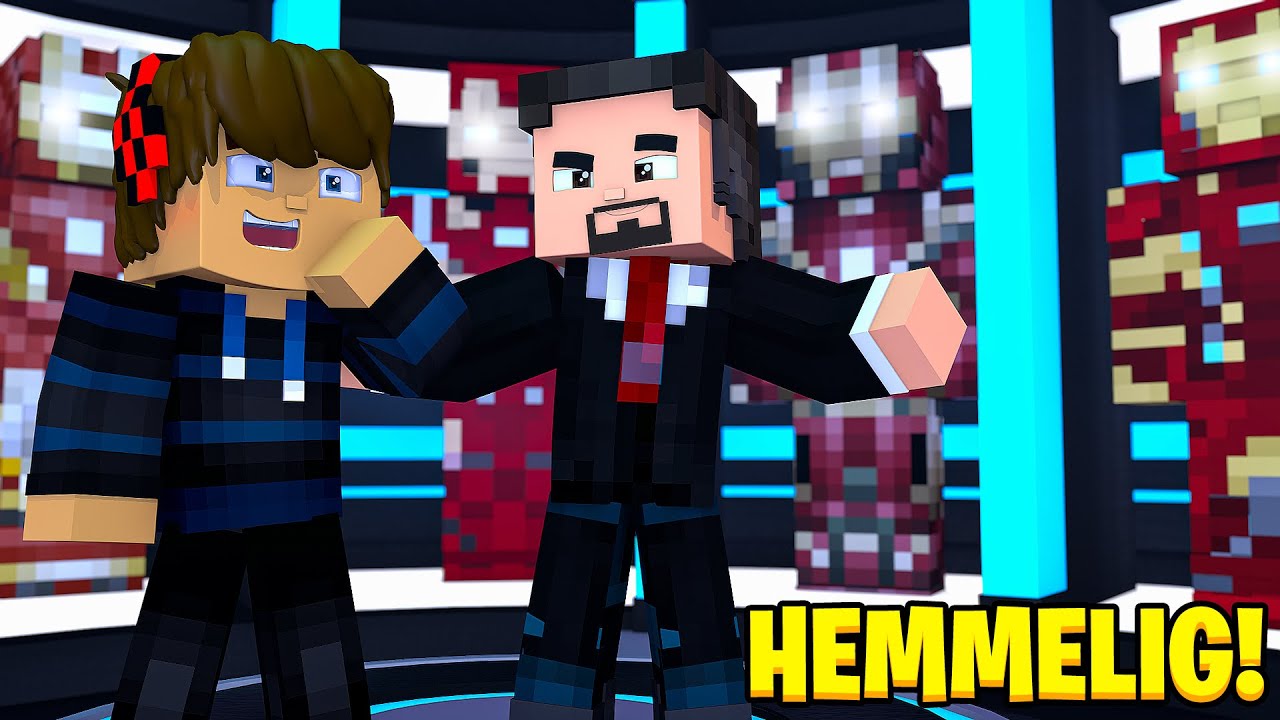 JEG FINDER IRON MANS HEMMELIGE BASE I MINECRAFT!!