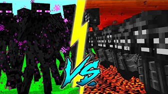 100 MUTANT ENDERMEN VS. 25 WITHERS I MINECRAFT!! - Dansk Minecraft