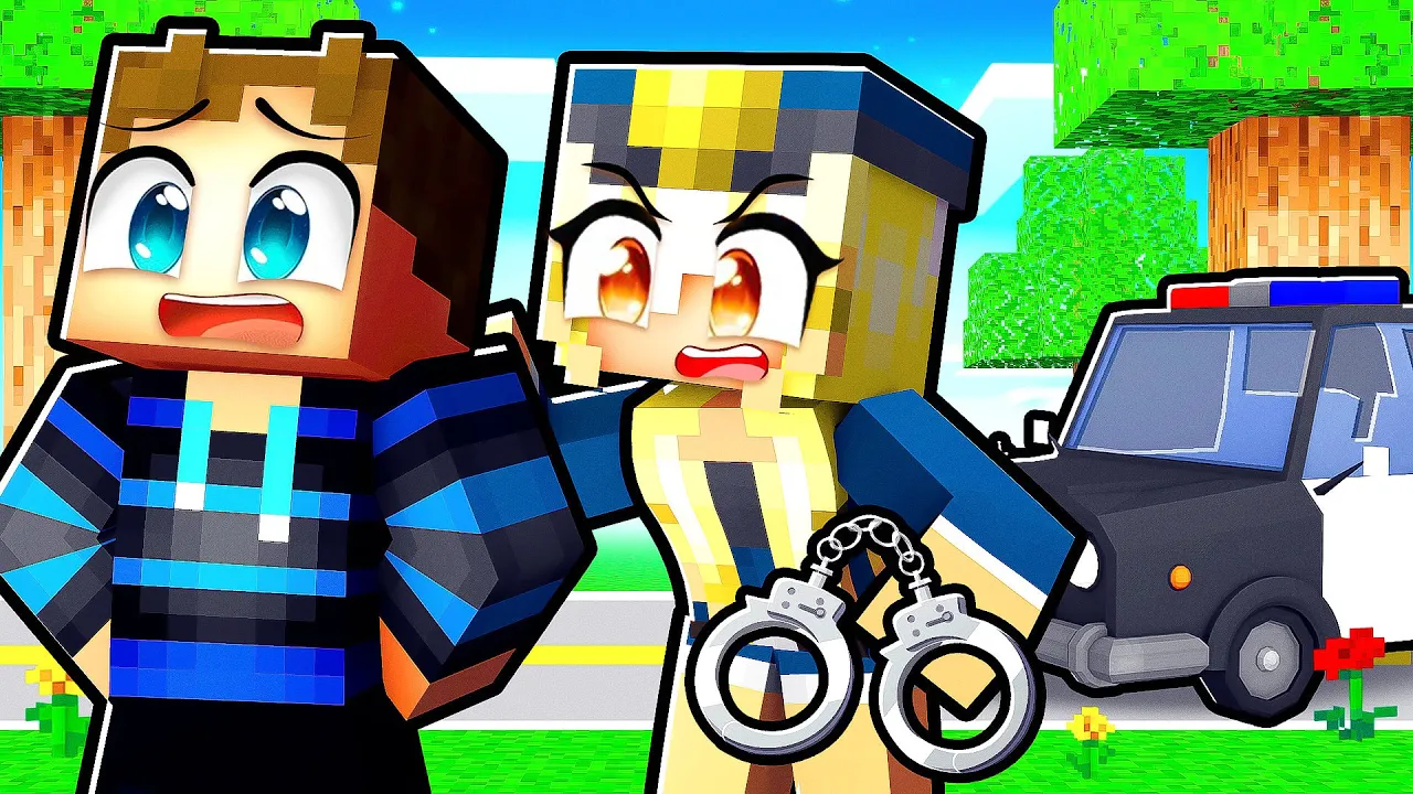 Jeg Bliver ARRESTERET af Min Kæreste i Minecraft!