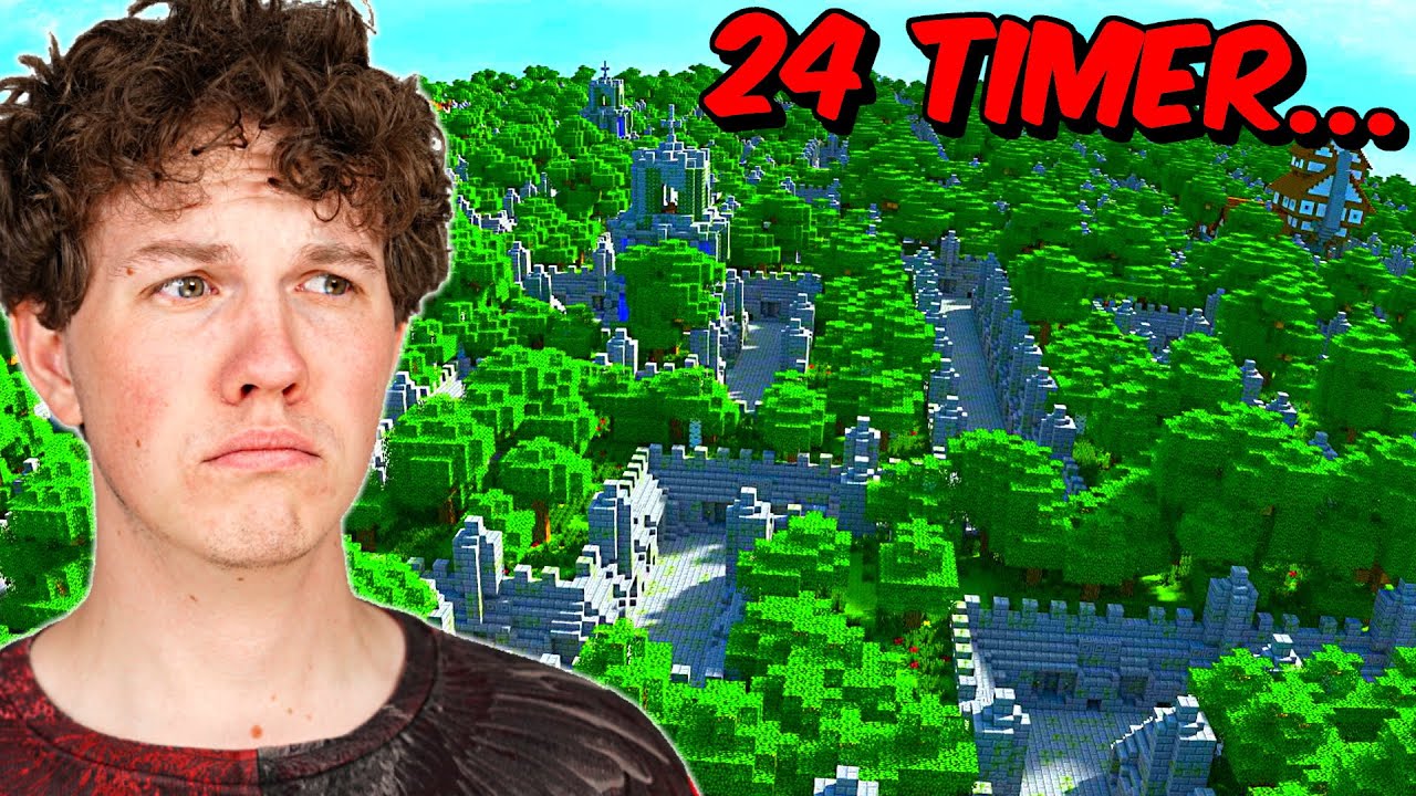 JEG PRØVER VERDENS STØRSTE LABYRINT I MINECRAFT!!