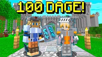 KAN VI OVERLEVE 100 DAGE I MIDDELALDER MINECRAFT!?