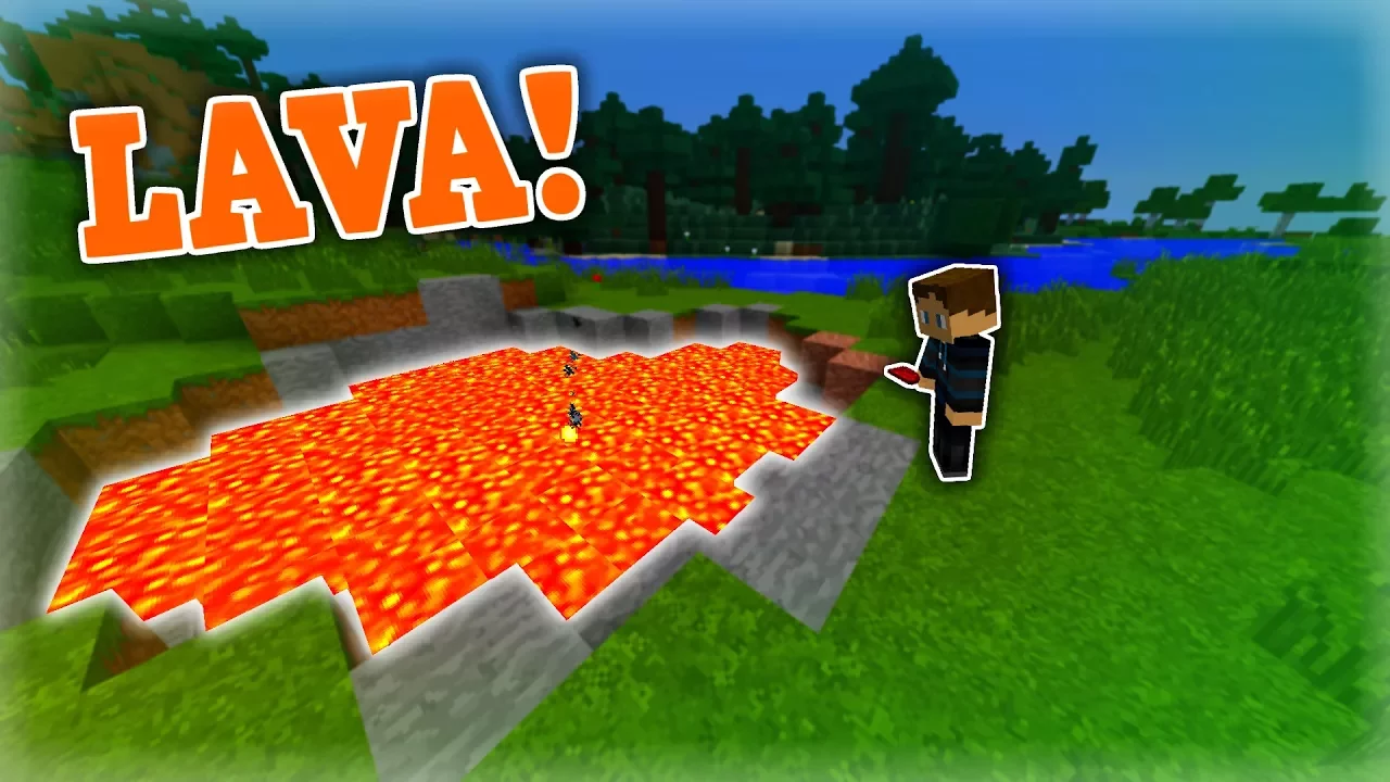 KÆMPE REDSTONE HUS UNDER EN LAVASØ!!