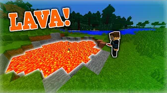 KÆMPE REDSTONE HUS UNDER EN LAVASØ!!