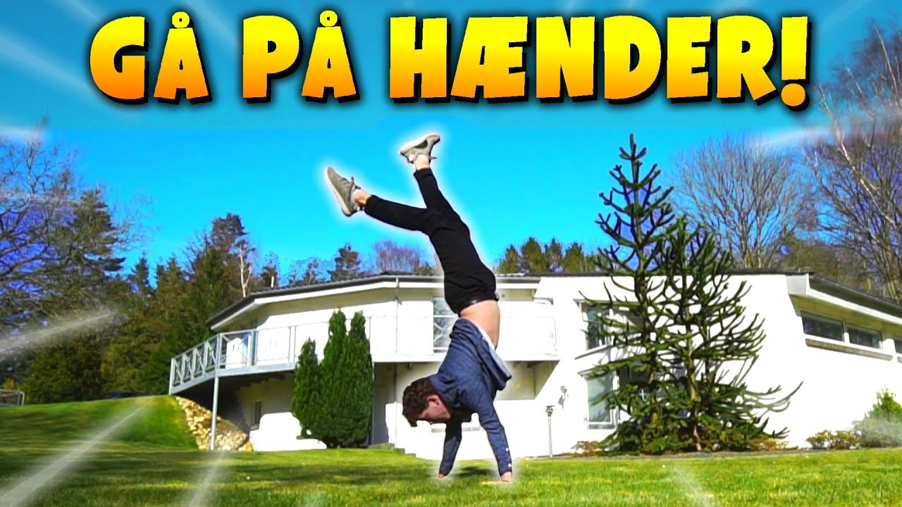 Jeg skulle lære at gå på hænder på 1 uge og dette var resultatet...