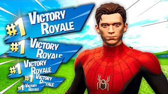 Jeg Vinder Det VILDESTE Game Som TOM HOLLAND I Fortnite!