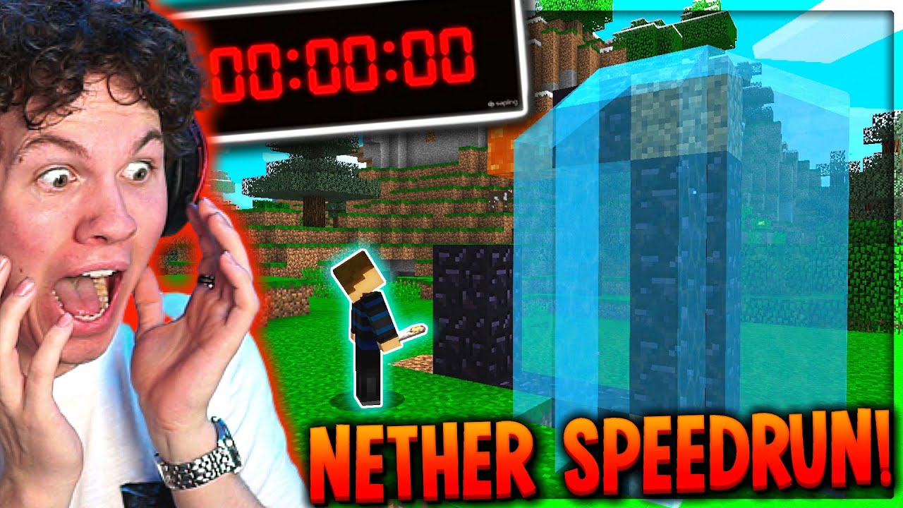 Jeg speedrunnede for første gang i Minecraft og sådan gik det... - Minecraft Speedrun #1