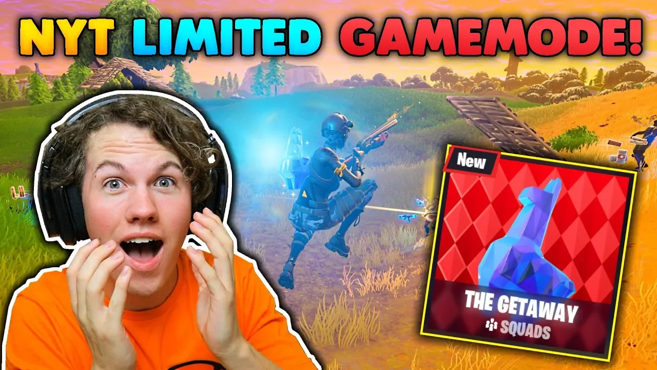 UDRYDDER SQUAD PÅ 6 SEKUNDER!! (THE GETAWAY MED MCKIDPRO!) - Dansk Fortnite