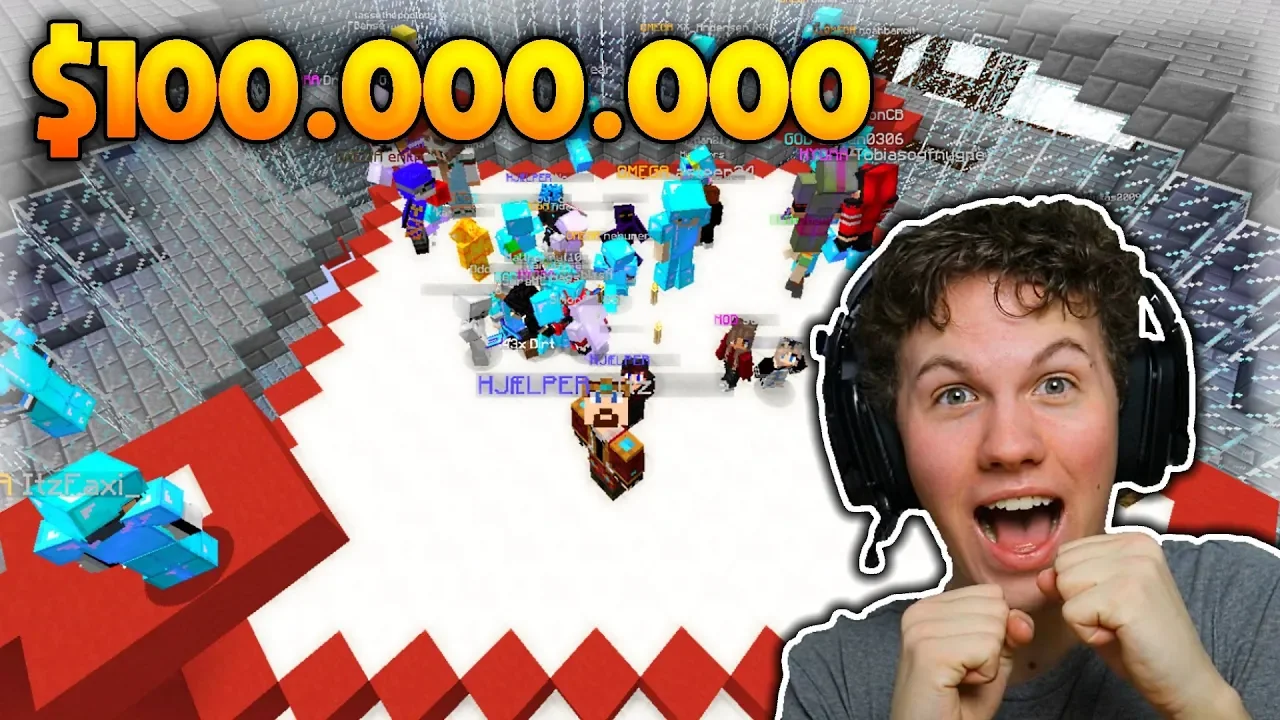 SIDSTE SOM LEAVER RINGEN VINDER $100.000.000!! - Skyblock #14