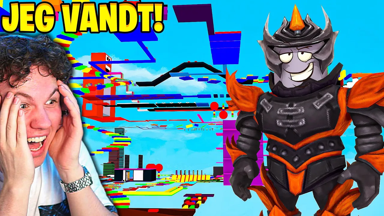 JEG KLAREDE TOWER OF HELL SOM DEN FØRSTE I ROBLOX!! - Dansk Roblox