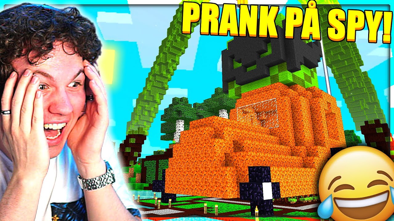 STARTER ET BYGGEPROJEKT I MRSPYPLANTS BASE PRANK!! - Prank Wars #53