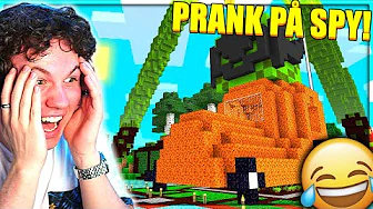 STARTER ET BYGGEPROJEKT I MRSPYPLANTS BASE PRANK!! - Prank Wars #53