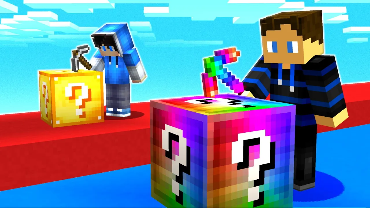 VILDESTE Lucky Block Race! - Dansk Minecraft