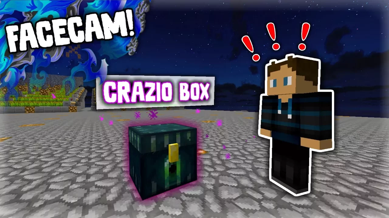 FOLK GIK AMOK I CHATTEN!! - Skyblock #2 (Facecam!!)