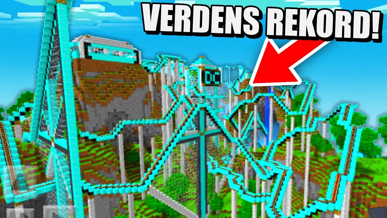 De 5 VILDESTE Roller Coasters I Minecrafts Historie!