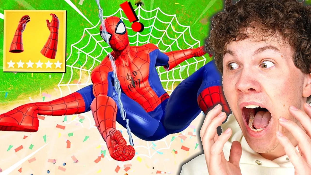 JEG VINDER MED DE NYE SPIDERMAN WEBSHOOTERS I FORTNITE!!