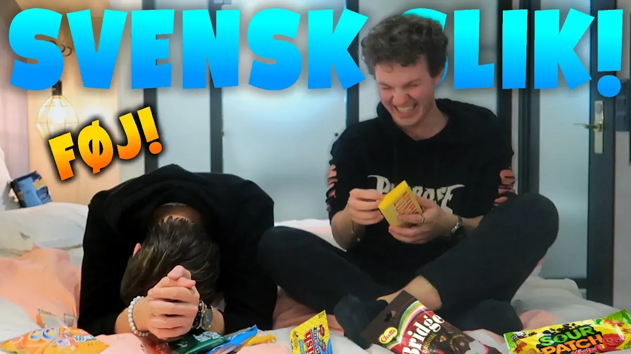 SMAGER PÅ SVENSK SLIK MED ALEXANDER!!