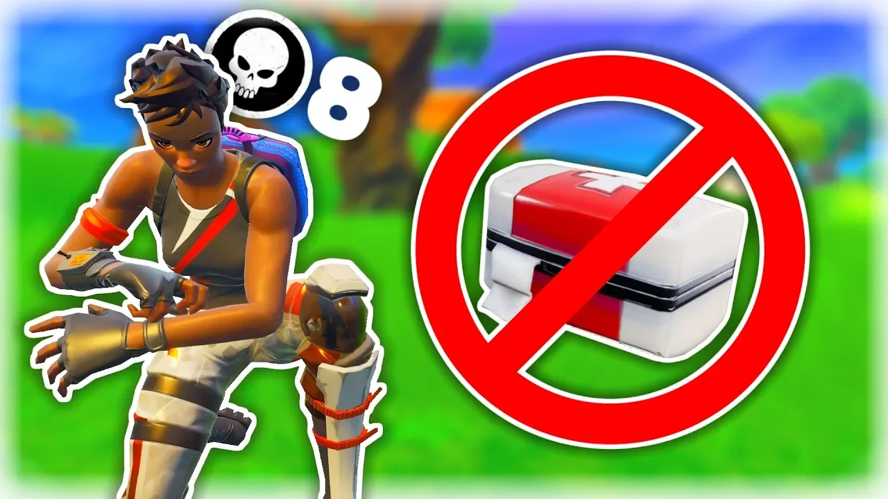 Kan man vinde et Fortnite Game uden healing/shield!?