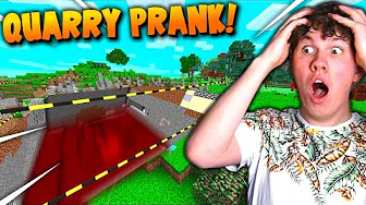 KÆMPE QUARRY PRANK I MCKIDPROS BASE!! - Prank Wars #8