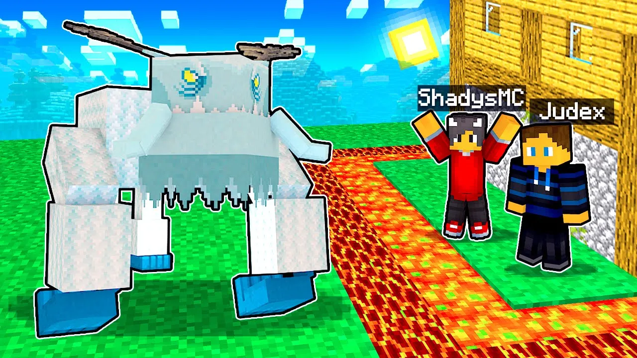 Mutant Frostmaw vs SIKRESTE HUS I Minecraft! (Med Shadys)