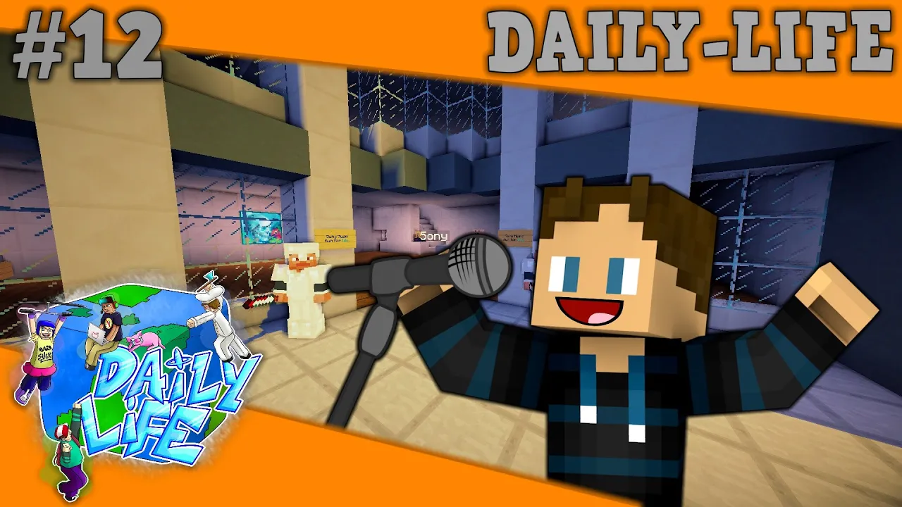 Dansk Minecraft - Daily-Life #12 - JEG SYNGER!