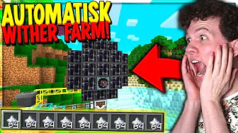 JEG BYGGER EN WITHER FARM SOM ER 100% AUTOMATISK!! - Prank Wars #45