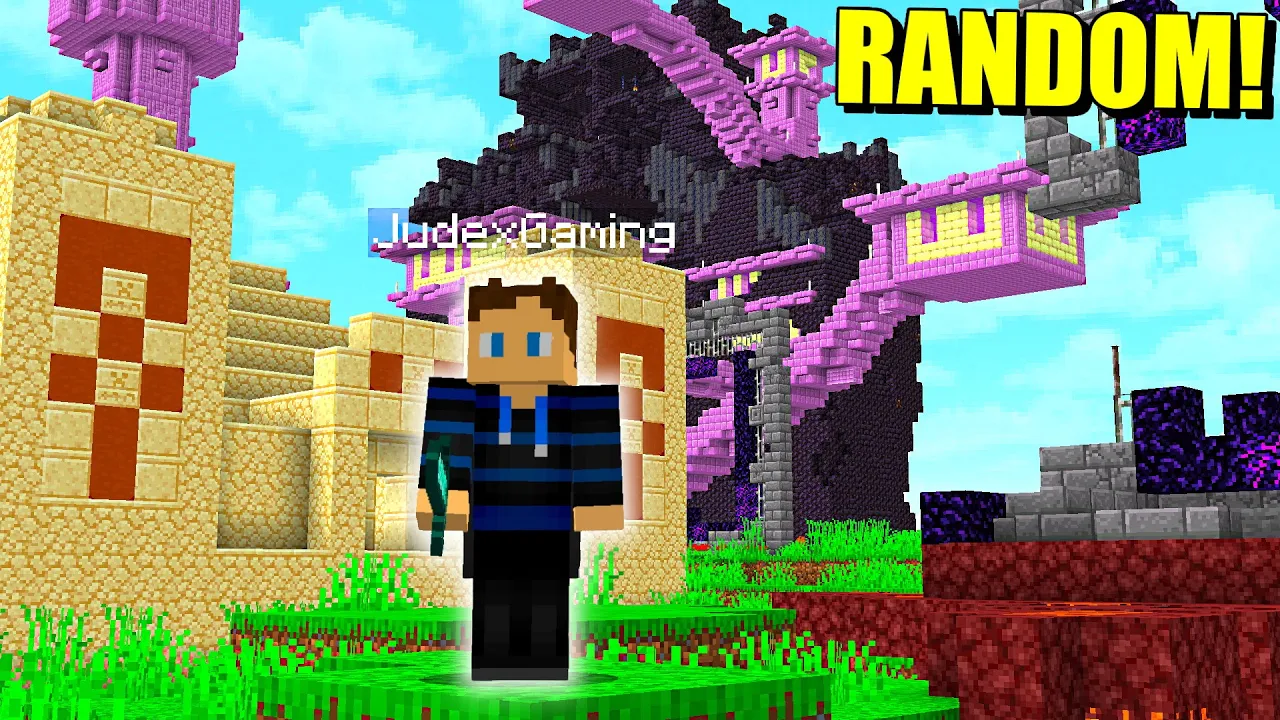 Minecraft, men der spawner Random Structures hvert minut!