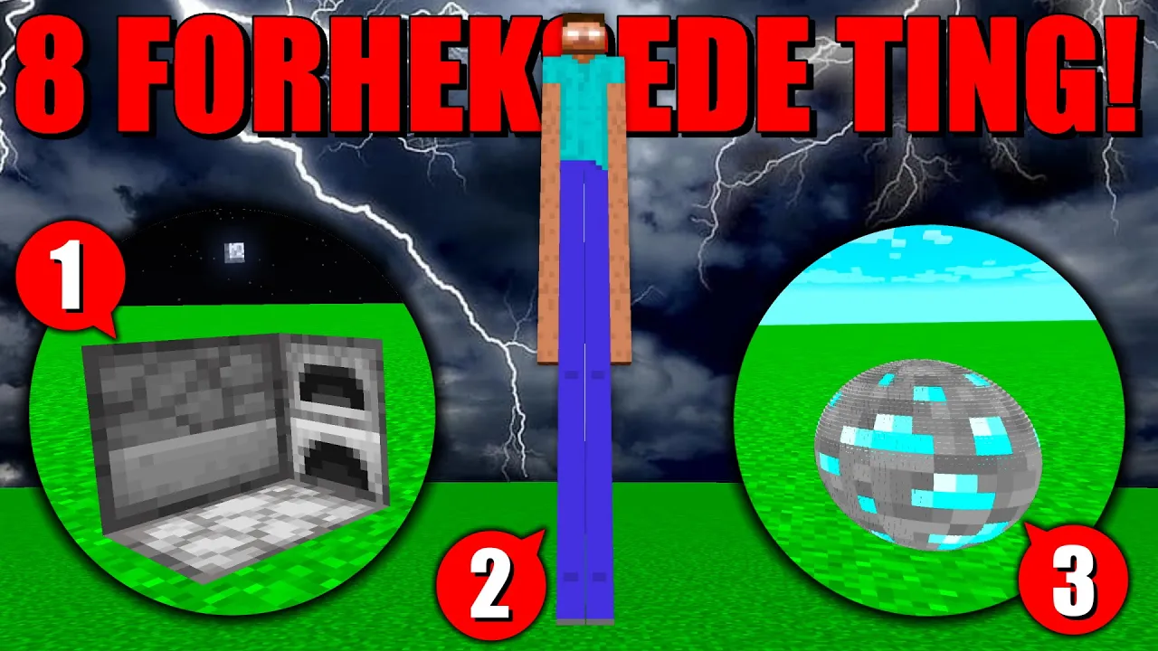 Jeg Installerede 8 FORHEKSEDE Ting til min Minecraft verden...