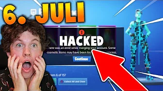 6. JULI!! (FÅR MAN HACKED SIN ACCOUNT!?) - Dansk Fortnite