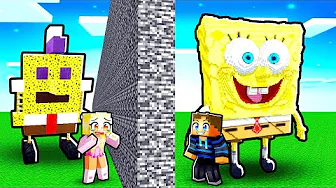 Snyder Min Kæreste i en SVAMPEBOB BYGGEKONKURRENCE i Minecraft!