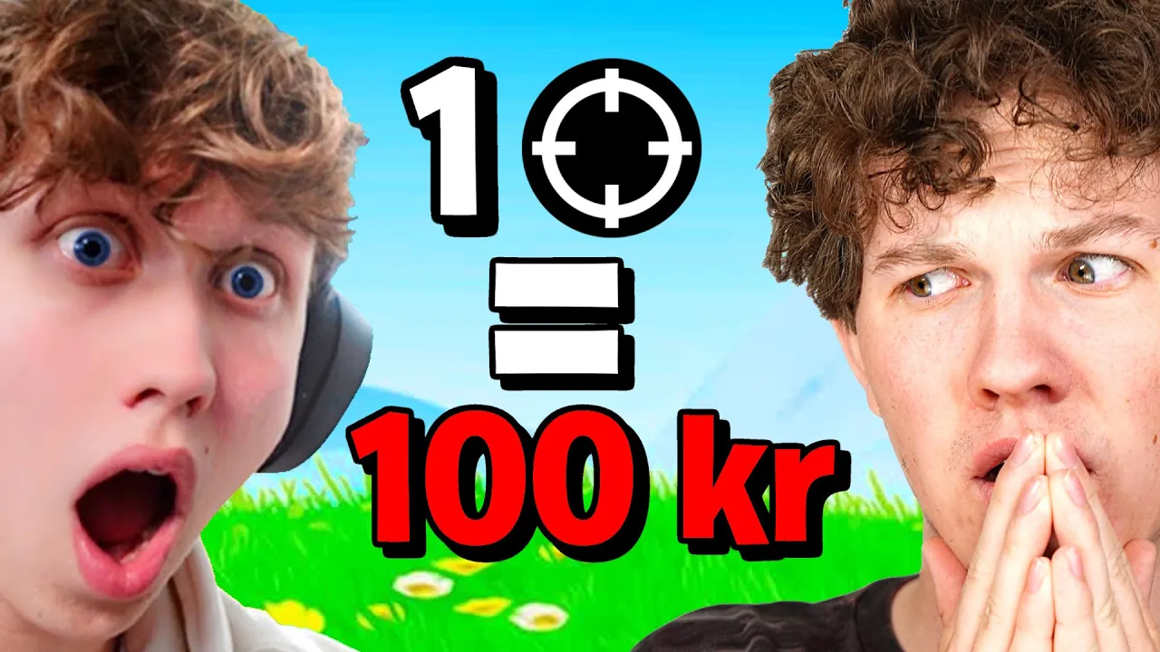 Fortnite, Men 1 Kill = 100 kr med Shadys!