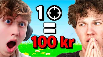 Fortnite, Men 1 Kill = 100 kr med Shadys!