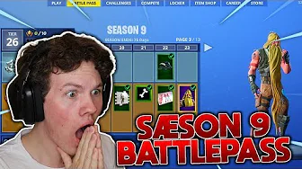SÆSON 9 BATTLEPASS OG TRAILER!! - Dansk Fortnite
