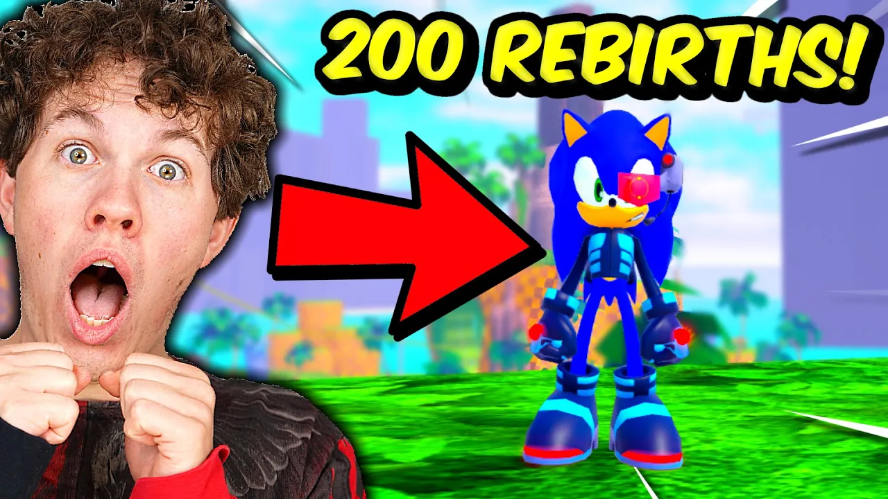 FØRSTE I REBIRTH 200 I SONIC SPEED SIMULATOR!