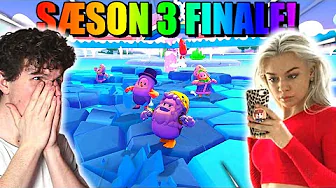 FINALEN I FALL GUYS SÆSON 3 MED MIN KÆRESTE!! - Dansk Fall Guys