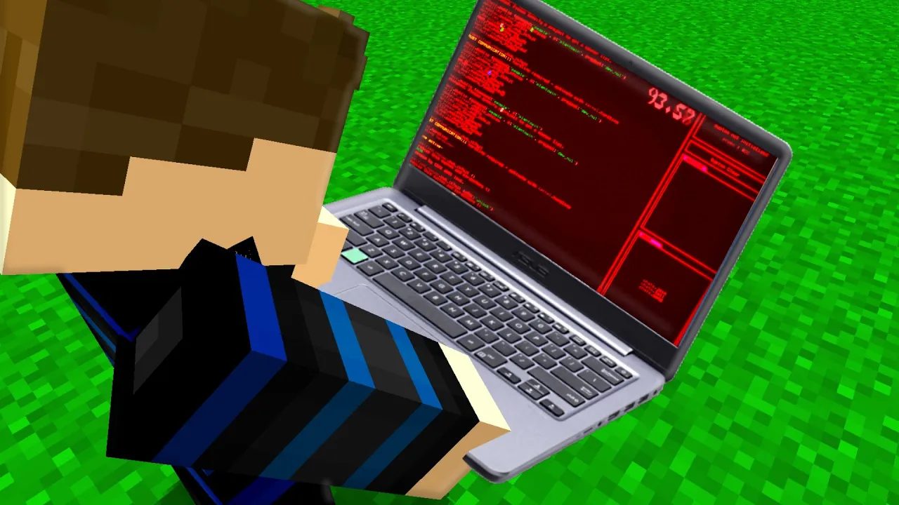 Jeg Bliver En HACKER I Minecraft!